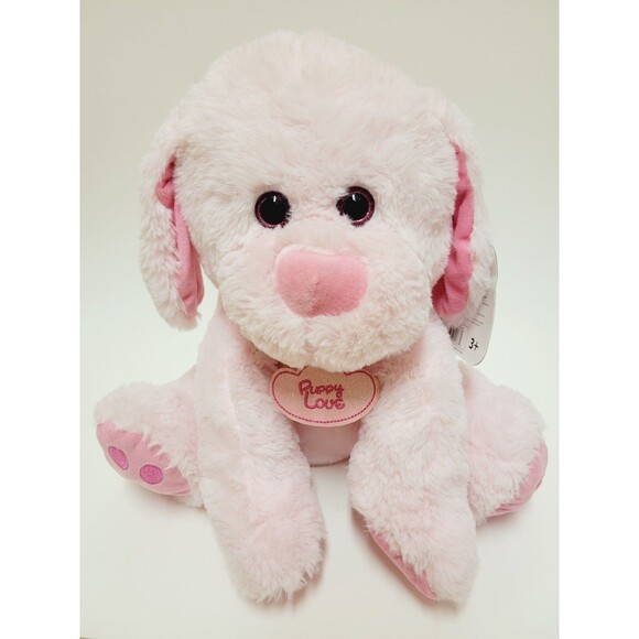 Kellytoy Pink Dog Puppy Love Plush Stuffed Animal Toy with Tag - Picture 2 of 13